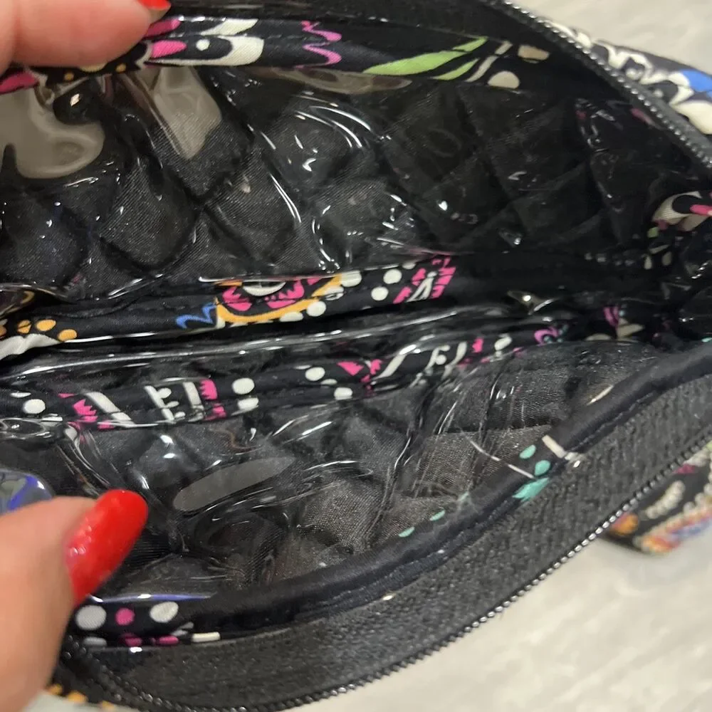 Lot of 3 Vera Bradley Bandana Swirl Cosmetic Bags EUC